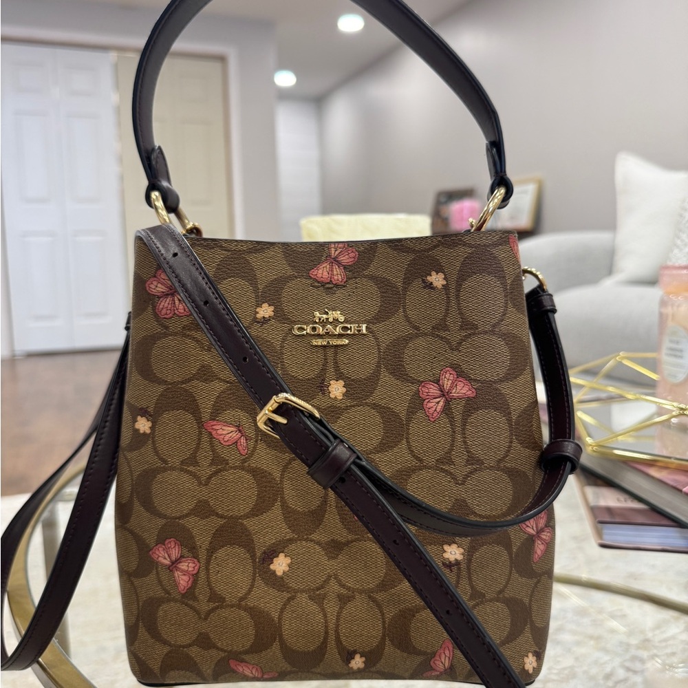 Coach Brown Floral Women's Bag